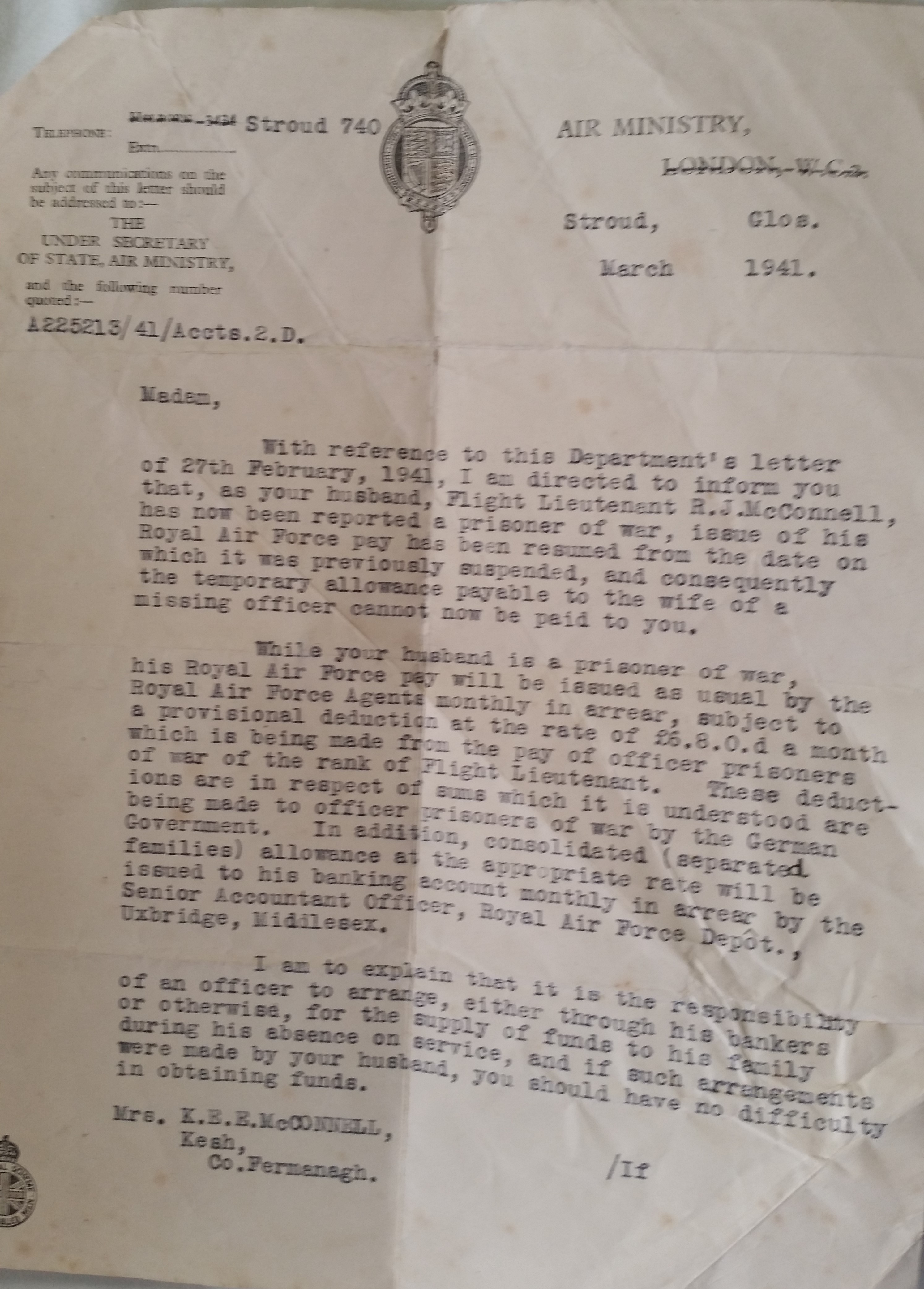 march-1941-letter-re-pay-air-ministry-1of2