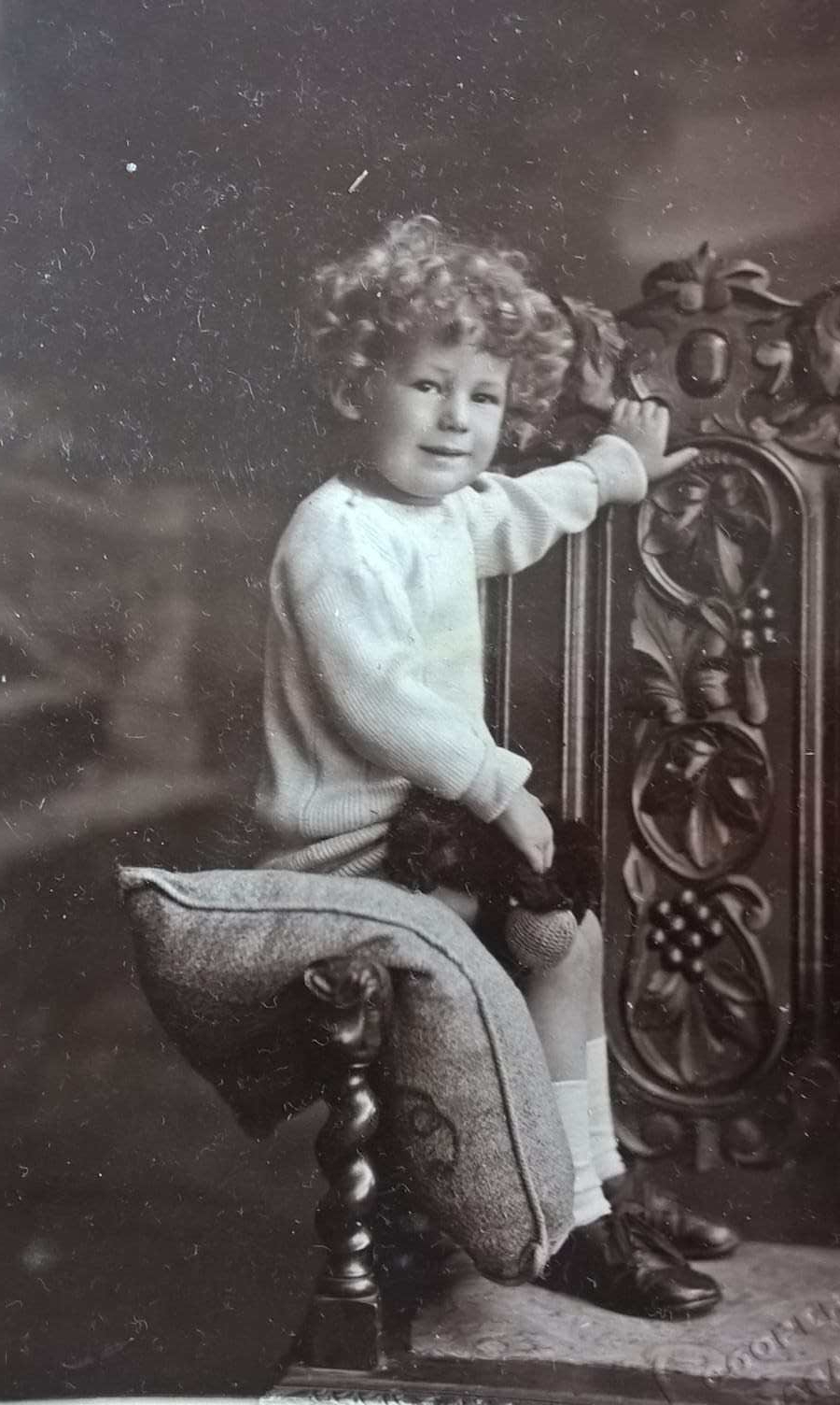 RJ McConnell pictured as a young child
